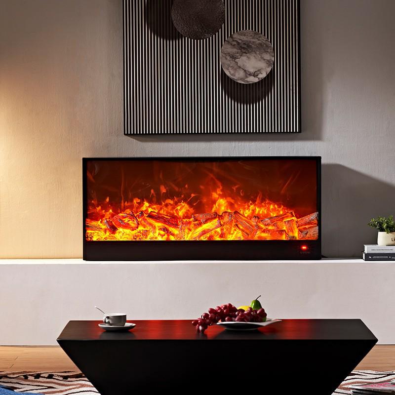 European Electric Embedded Fireplace: Energy-Saving Simulation Flame Heater for Home Décor