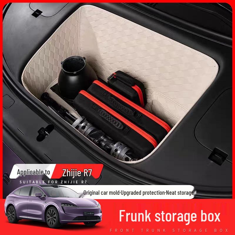 

Zhijie R7 Front Trunk Mat & Storage Box: Scratch-Resistant, Non-Slip Protective Pad