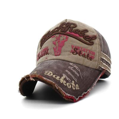 1 vnt Retro drobė Džinsinės raidės kratinys Vintažinė beisbolo kepurė Vyriška Moteriška Snapback Skrybėlė Rudeninė hiphopo kepuraitė Žieminė kepurė