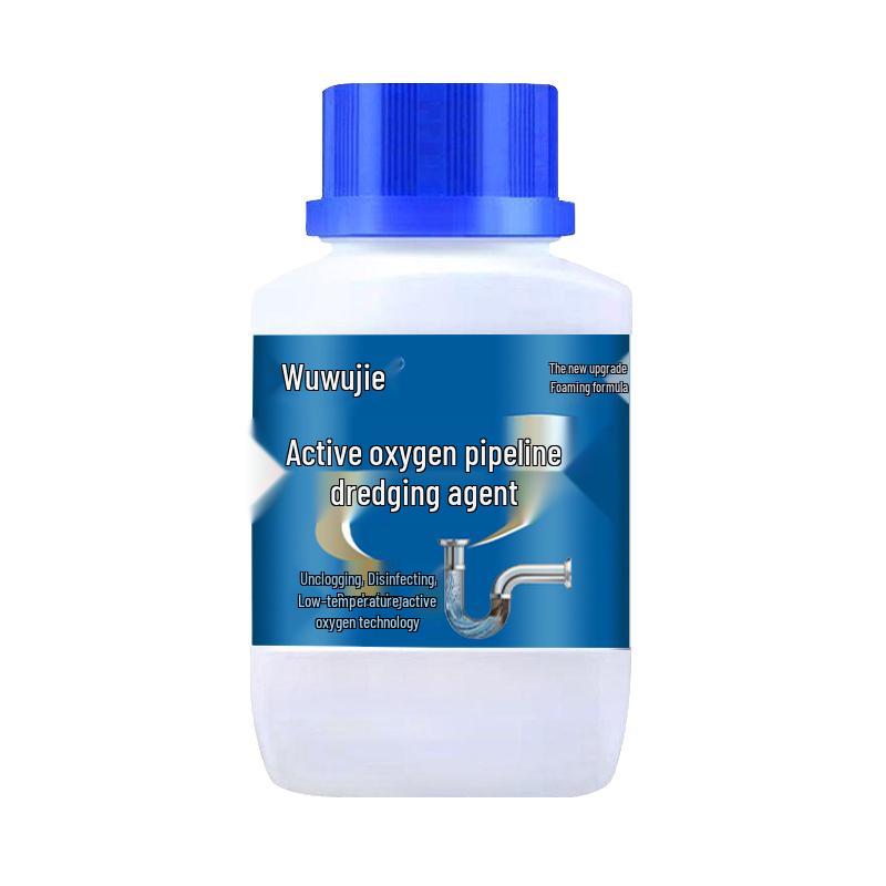 Powerful 280g Drain Unblocker & Cleaner: Dissolves Kitchen, Floor, and Toilet Clogs