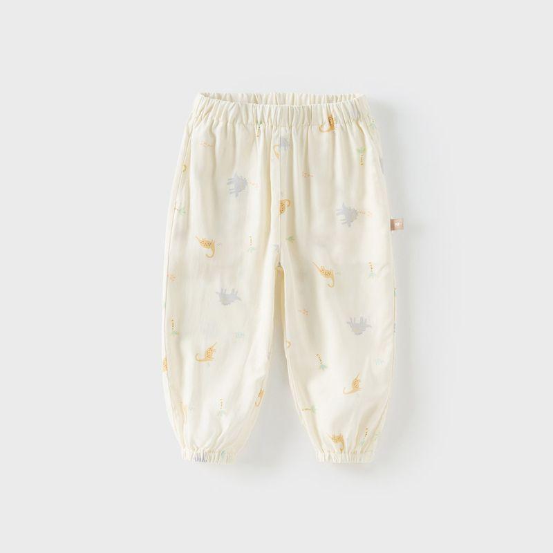 David Bella Children s Pants 2026 Summer Boys  New Style 5A Antibacterial, Anti-Mite, Anti-Mosquito Pants, Jogger Pants, Thin Style Apricot [Ready Stock] 100