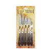 Wood Handle Plastic Palette Knife for Oil and Gouache Painting
