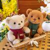 Cartoon Cute Scarf Bear Doll Cartoon Little Panda Plush Toy 8 Inch Grabbing Machine Doll Gift