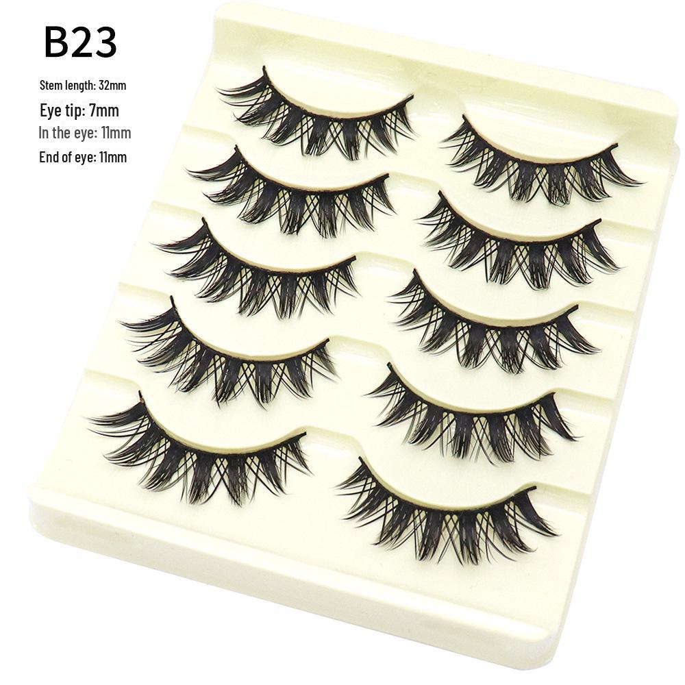 

Гламурные сценические накладные ресницы в стиле дьявола с большими густыми глазами и полной длиной в стиле Барби