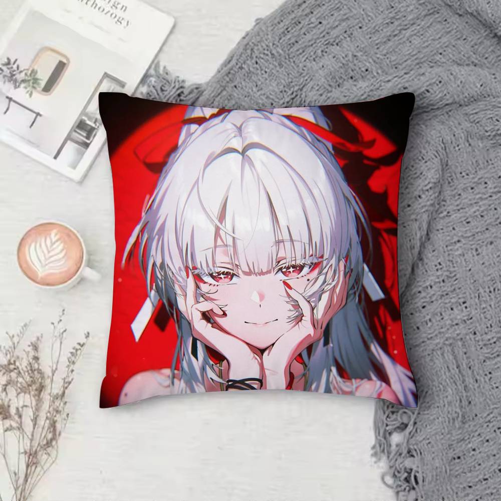 H-Hiyuki W-Wuthering W-Waves Pillow Case Pattern Printed Pillowcase For Living Room Sofa Cushion Cover