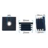 10 or 5pcs M5 M6 M8 Plastic Square Pipe Plugs with Nut Hole Blanking End Inserts Caps Pipe Cover Furniture Leg Feet Tube Plug