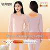 Xueqiman Women's Plush Thickened Wool Blend Thermal Underwear Set