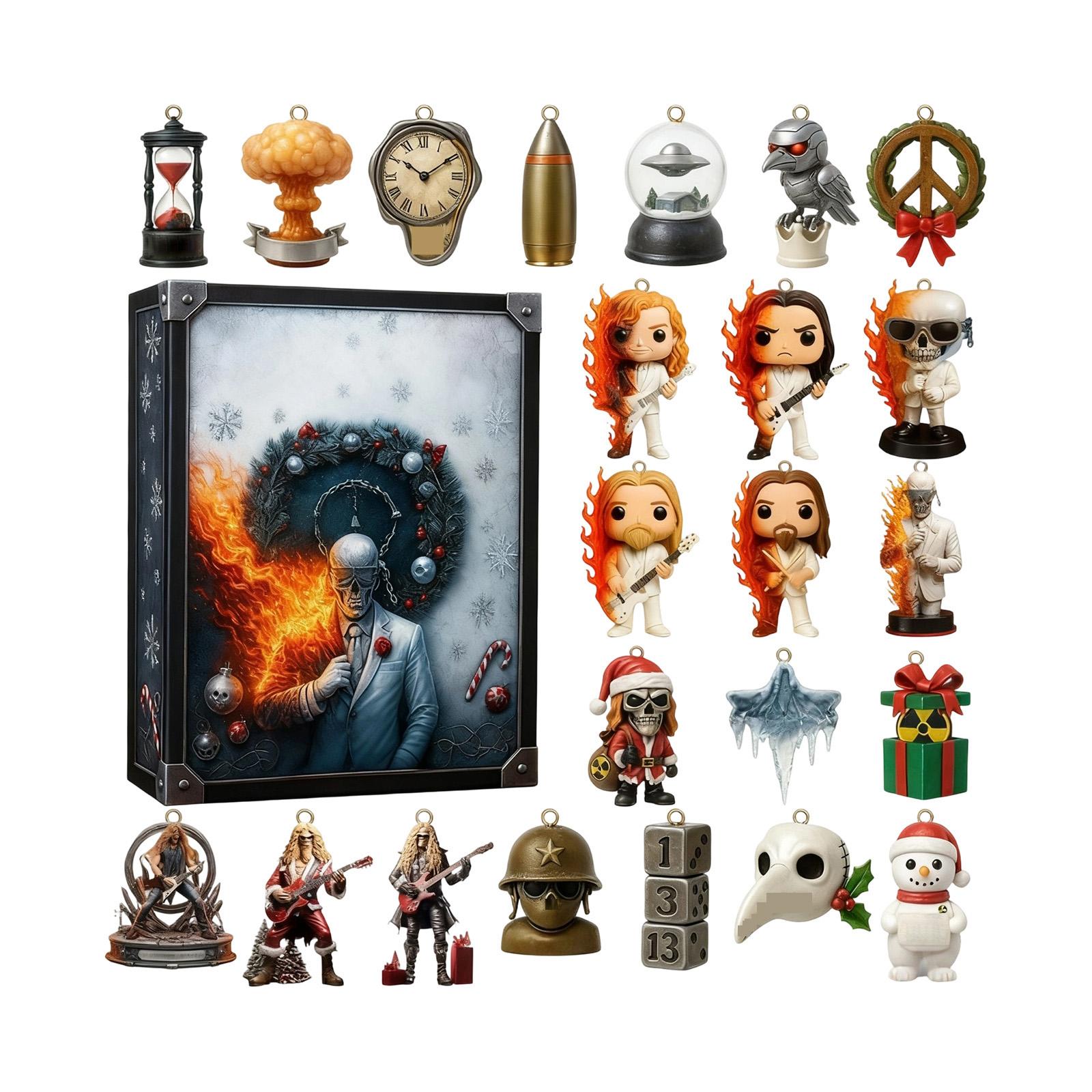 

Christmas Arrival Calendar, Spend A Happy Christmas Countdown Together, 24 Acrylic One Size