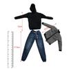 1/6 Scale Male Figure Doll Clothes Jacket and Pants Handmade Miniature Clothing Costume for 12 inch Doll Model Figures Body Accs