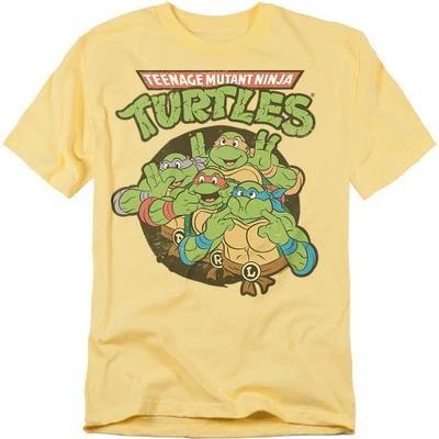Teenage Mutant Ninja Turtles Unisex Adult Silly Turtles T-Shirt