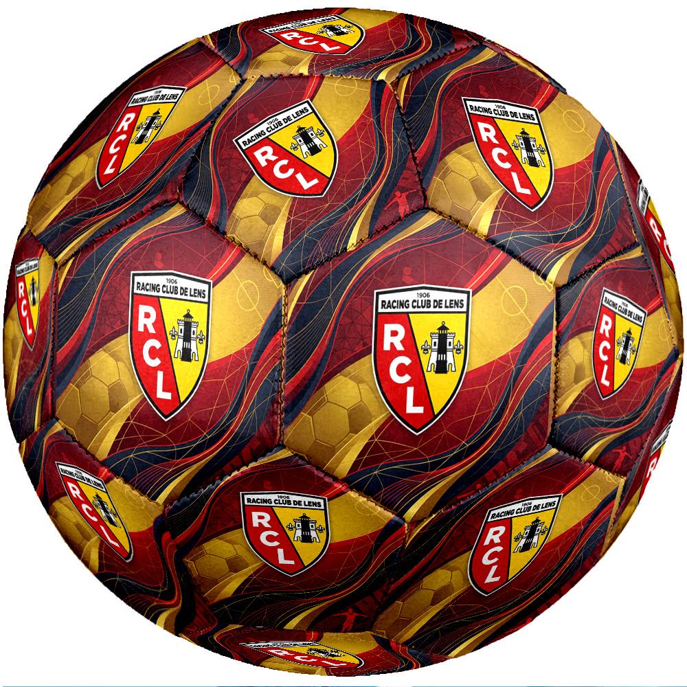 Lens FC Size 5 Standard Football Durable Training Match Soccer Ball for Adult Outdoor Sports