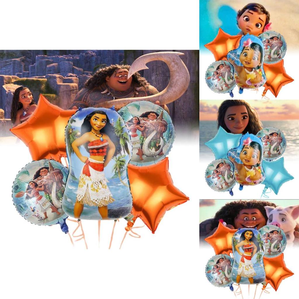 Neues Ozean-Abenteuer 18 Zoll Moana Inspirierter Folienballon Für Festliche Dekoration