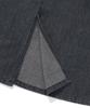 Columbia University Sl-Label Belted Denim Long Skirts Black Denim