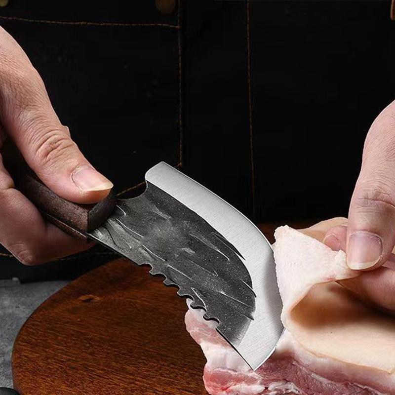 Professional Butcher Knife Cutting Kitchen Chopping Knives Utility Boning Stainless Steel Fruit Fish Meat Cleaver Knife