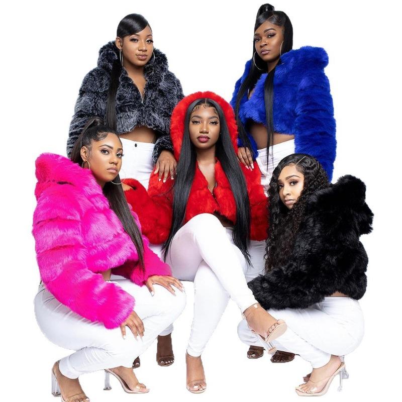 New imitation fur coat coat, fashionable imitation fur, Haining imitation fur is fashionable and versatile