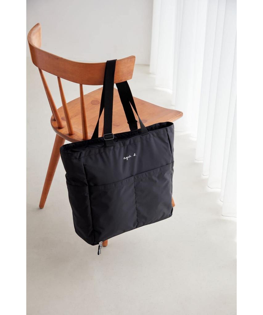 Tasche Elterntasche 2way Tote Bag Rucksack AC12 E BAG Schwarz [Agnès B] Mutter Damen Herren