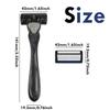 7-Layer Razor Head Manual Shaver, Blade Razor Safety Shaving Beard Moustache Manual Shaver Set