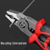 5-in-1 Interchangeable Steel Wire Pliers, Multifunctional Special Wire Stripping Crimping Cutting Pliers Head for Electricians