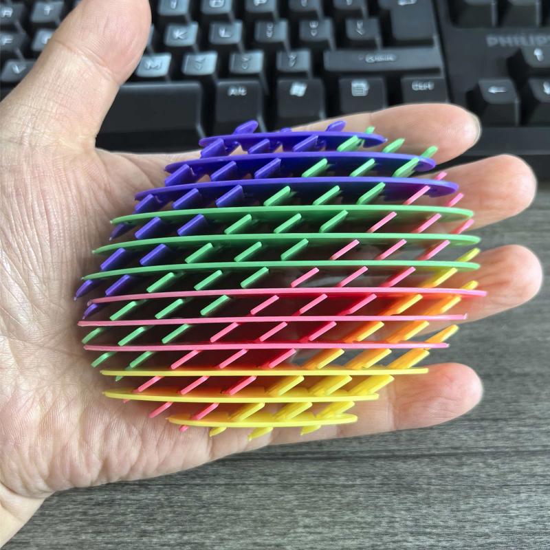 

Toys Fidget Worm Flexible 3D Sensory Rainbow Elastic Mesh Stretchy Quiet Stress Anxiety Relief For Teens Party Favors Gifts Kids