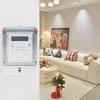 Wall Digital kWh Meter Single Phase Energy Meter For Accurate Home Energy Measurement Real Time Consumption Display