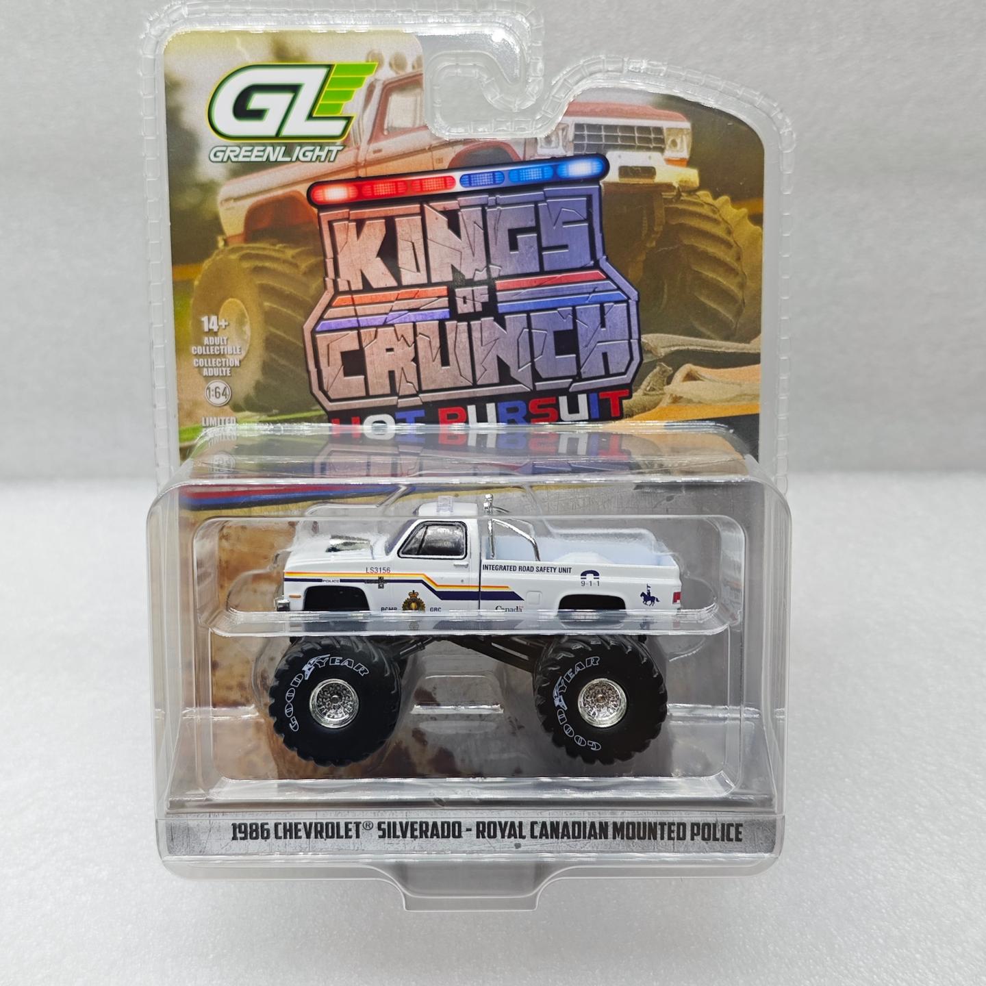 

Зеленый свет 1:64 1986 Silverado - Симуляция модели автомобиля Королевской канадской конной полиции Сплав Мини Игрушка Дисплей Украшение Подарок