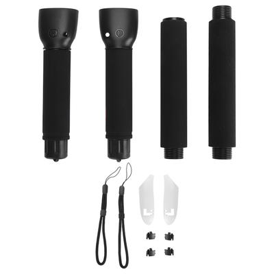 VR-Spielgriff, Schwarz, 3-in-1, stabiles Signal, angenehmes Handgefühl, VR-Spiel-Erweiterungsgriff für Meta