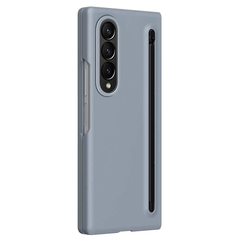 For Samsung Galaxy Z Fold4 5G Case Hard PC Phone Cover with Tempered Glass Film and Stylus