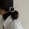 Bacchetta per Capelli Geometrica in Metallo Color Oro Argento per Donne Elegante Porta Coda di Cavallo Vuoto Forchetta per Capelli Acconciatura Accessori per Capelli Regali