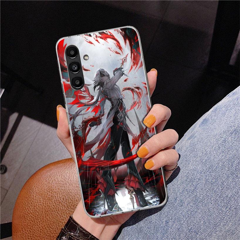 Arlecchino Genshin Impact Phnoe Case for Samsung Galaxy A17 A37 A57 A16 A26 A36 A56 A15 A14 A13 A55 A54 A53 A35 A34 A33 A25 A24