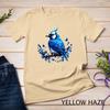 Blue Jay Geometric Patten Art,Cute Blue Jay Bird Lover Tee Unisex T-shirt 14