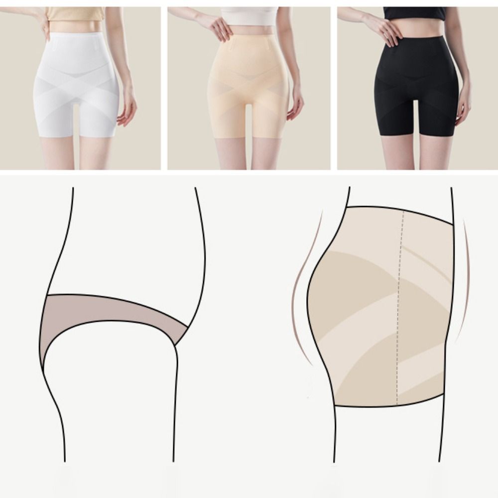 High Waist Butt Lift Shaper Thin Tummy Control Briefs Waist Trainer Postpartum Underpants  Women