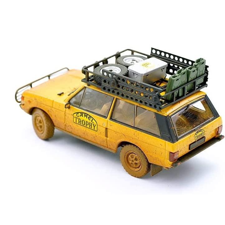 Almost Real   Range Rover "Camel Trophy" 1982 Papua New Guinea - Dirty Edition 1/43 Scale Diecast Model Car, Collectible 410110
