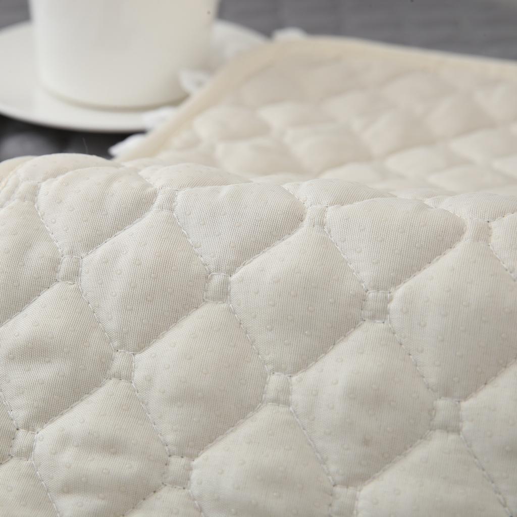 1pc Rhomb Quilted Non-Slip Sofa Cushion Cover, Slipcovers Protect your Living Room Couch Soft and Durable
