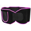 Waist Trainer Belt Women Elastic Sweating Waist Protective Fitness Body Shaping Belt (M)Rose Red