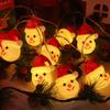Christmas Decorative Lights, String Lights, Christmas Hats, Clown Atmosphere, Colorful Lights, Store Scene Layout, Hanging Light