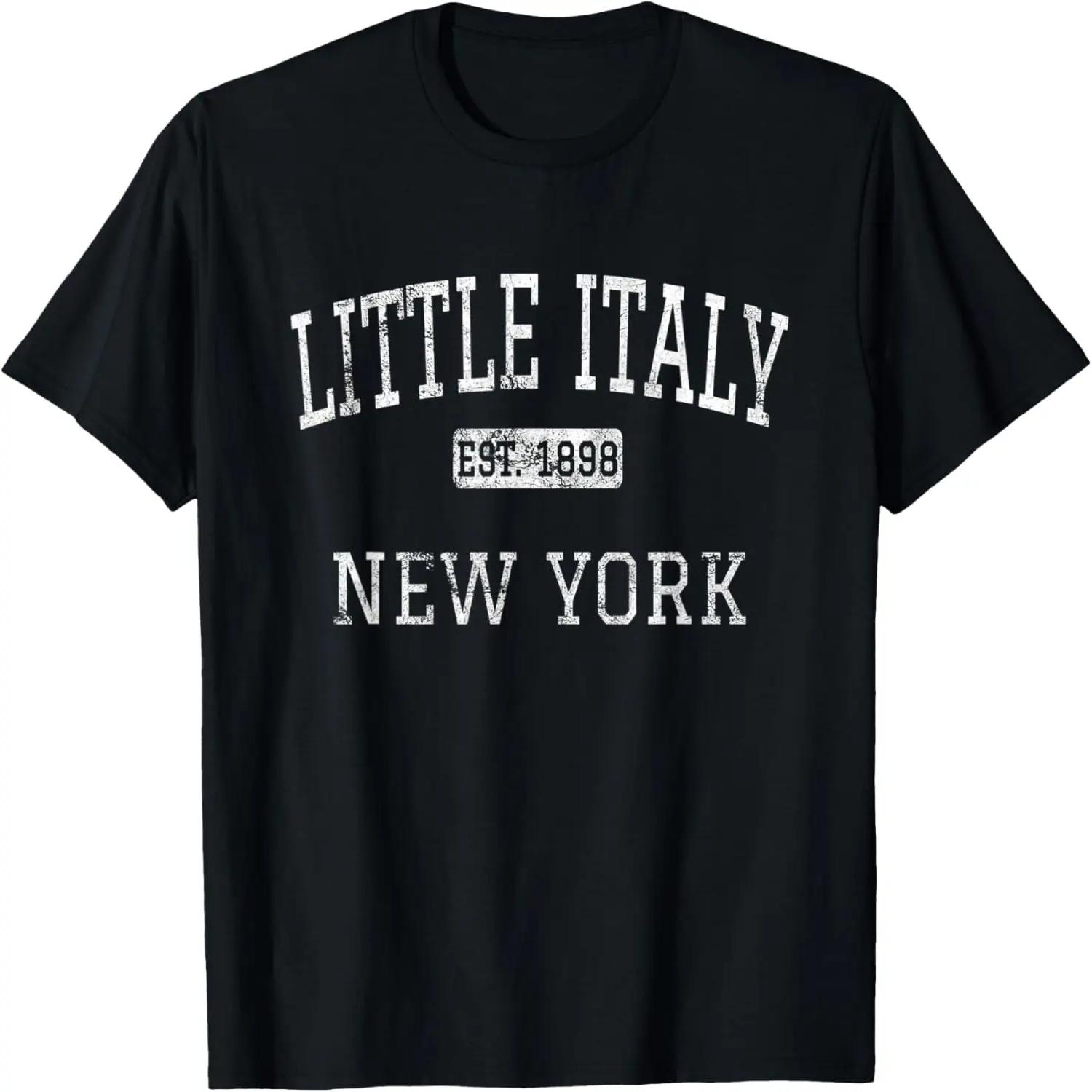Винтажная футболка Little Italy New York New York City NY S