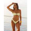 Blumendruck Zweiteiliger Bikini Set Sexy Badeanzug Damen Bademode Weibliche Badende Baden Schwimmen Badeanzug Strandbekleidung