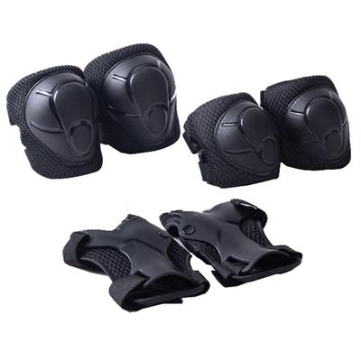 Equipo de protección para niños, conjunto de 6 piezas, rodilleras, coderas, almohadillas para la palma, coche de equilibrio, patines, juego de equipo de protección para patineta.