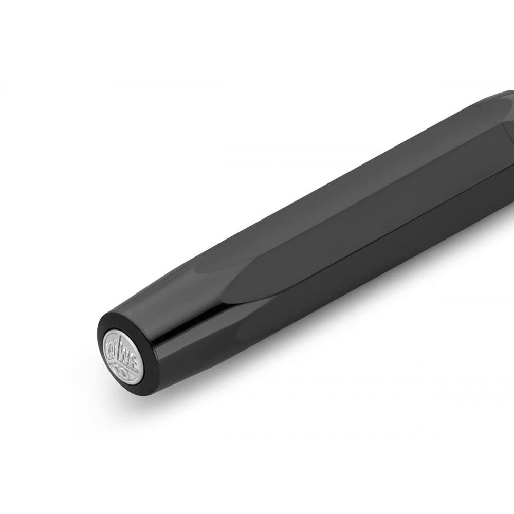 Kaweco Fountain Pen M Medium Skyline Sports SSFP-BK Black Regular Import Product Body Size: 106mmx14mmCartridge Fountain Pen10g