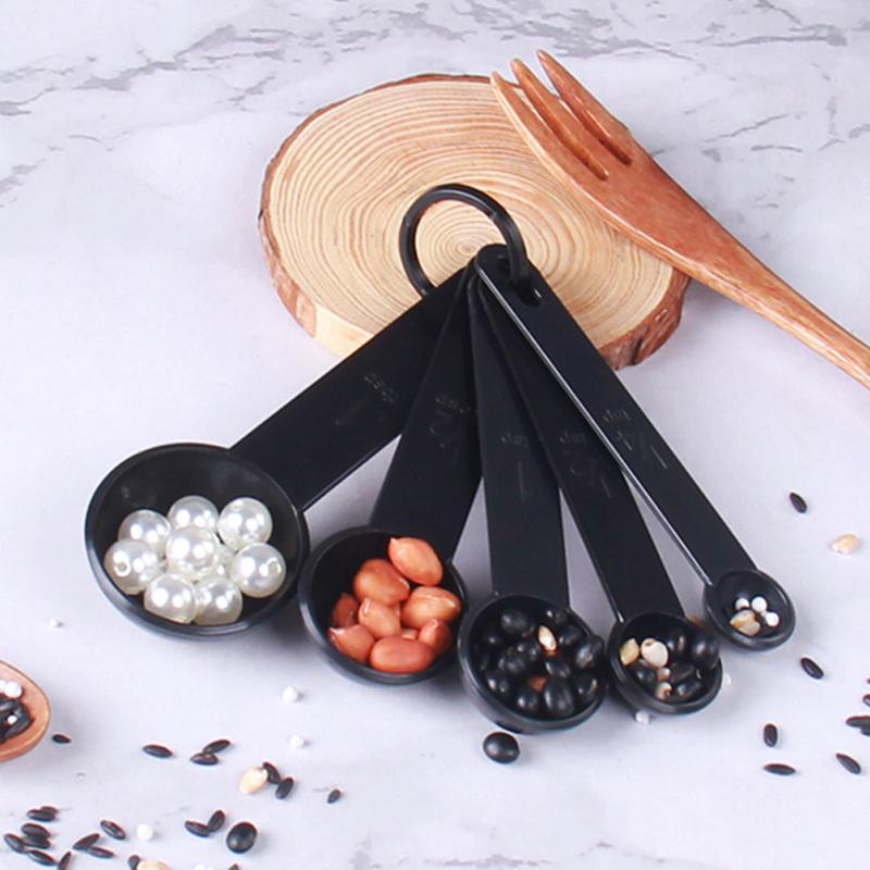 5-10PCS/Pack Kitchen Baking Measure Tool Plastic Measuring Spoon Measuring Cup Suitable for Cake Dessert Ingredient Weighing ZYF