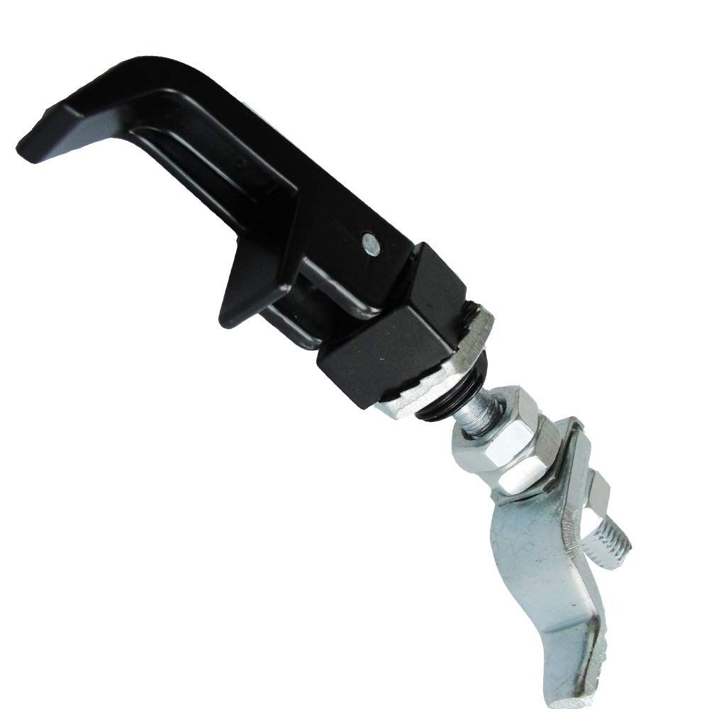 2PCS Stainless Steel Lift and Turn Latches Black Adjustable Grip Handle Compression Latch Door