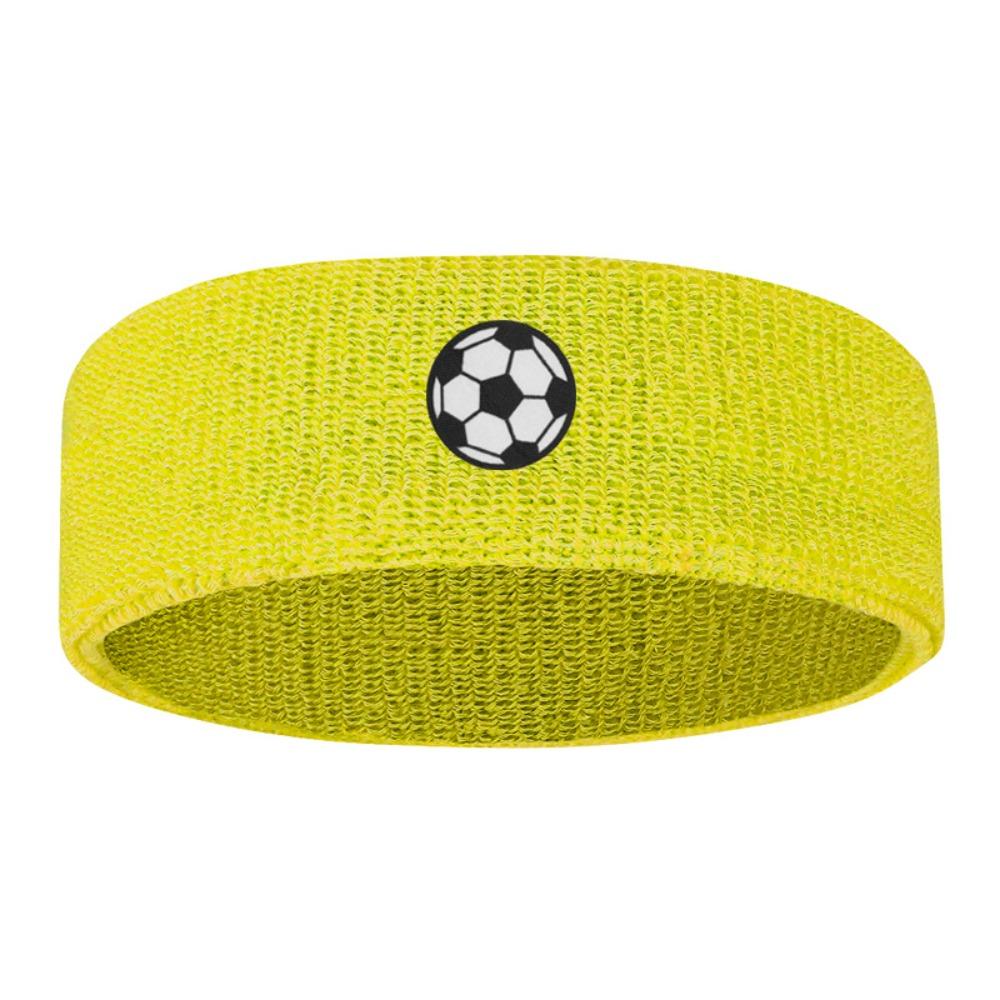 Soccer Printed High Elasticity Sweatband Polyester Polyester Knit Headband  Running