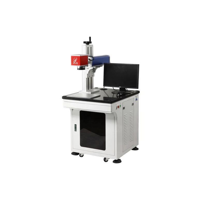 50W Purple Light Fiber Laser Engraving Machine for Metal, Stainless Steel, Silicone & Plastic.