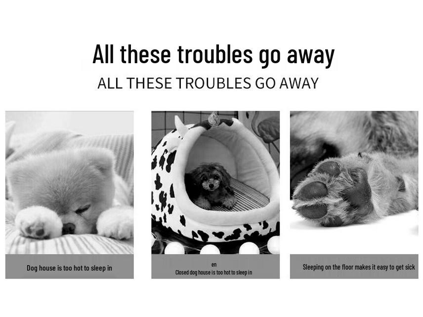 Pet Nest Winter-Thickened Dog & Cat Cushion - Warm and Comfortable.