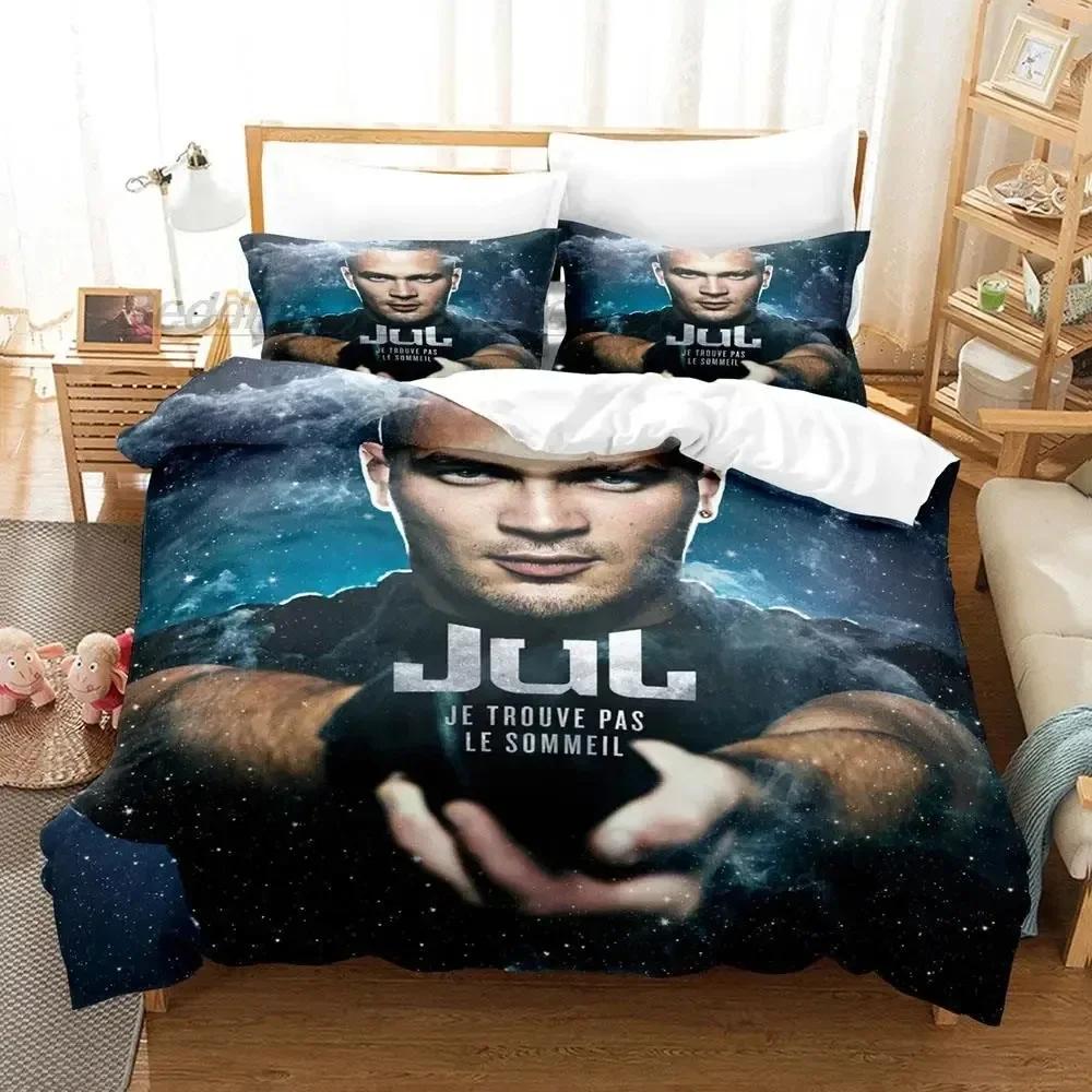 

Luxury New 3D Print JuL Rapper Comfortable Duvet Quilt Cover Pillowcase Bedding Set Children Bedroom Decoration Home Textile 70x133cm