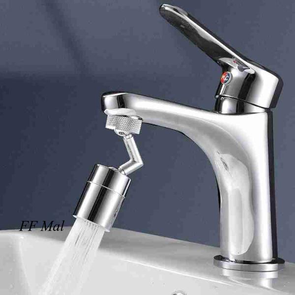 Universal Faucet Metermall 720 Degree Rotating Tap Filter Tip Water Bubbler Faucet Anti-Splash Economizer Kitchen Supplies