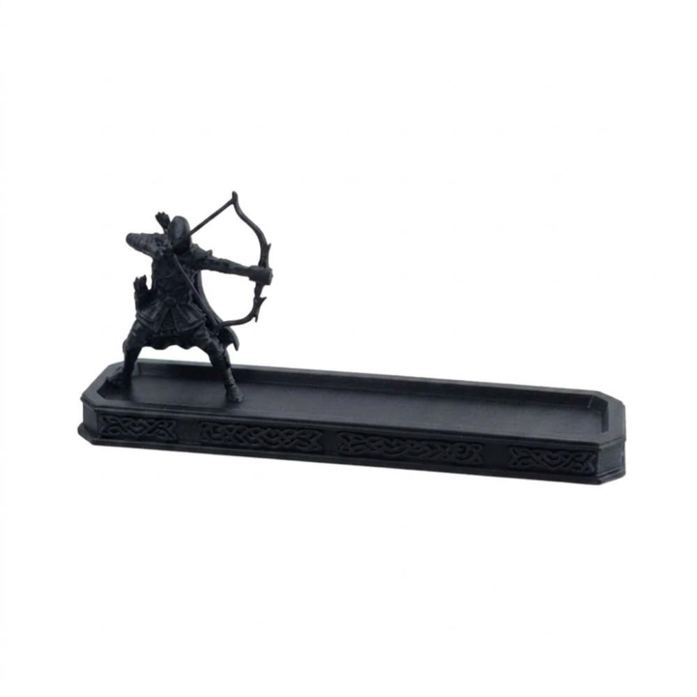 Fantasy Cool Vintage Archer Incense Burner 3D Printed Long Ash Catcher Incense Tray  Home Decor
