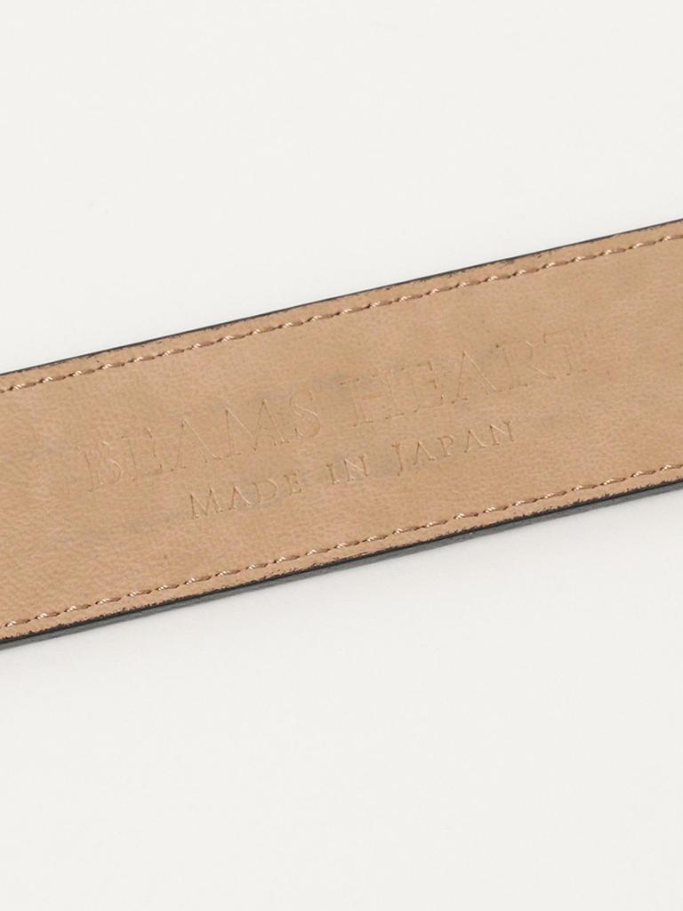 [BEAMS HART] Leather Belt 331mm Leather Belt Men's BLACK FREE