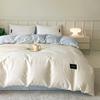 White Bedding Comforter Set with Pillowcase Bed Sheet Single Full Size Bed Linen Duvet Cover Set Queen/King Double Single Bed
