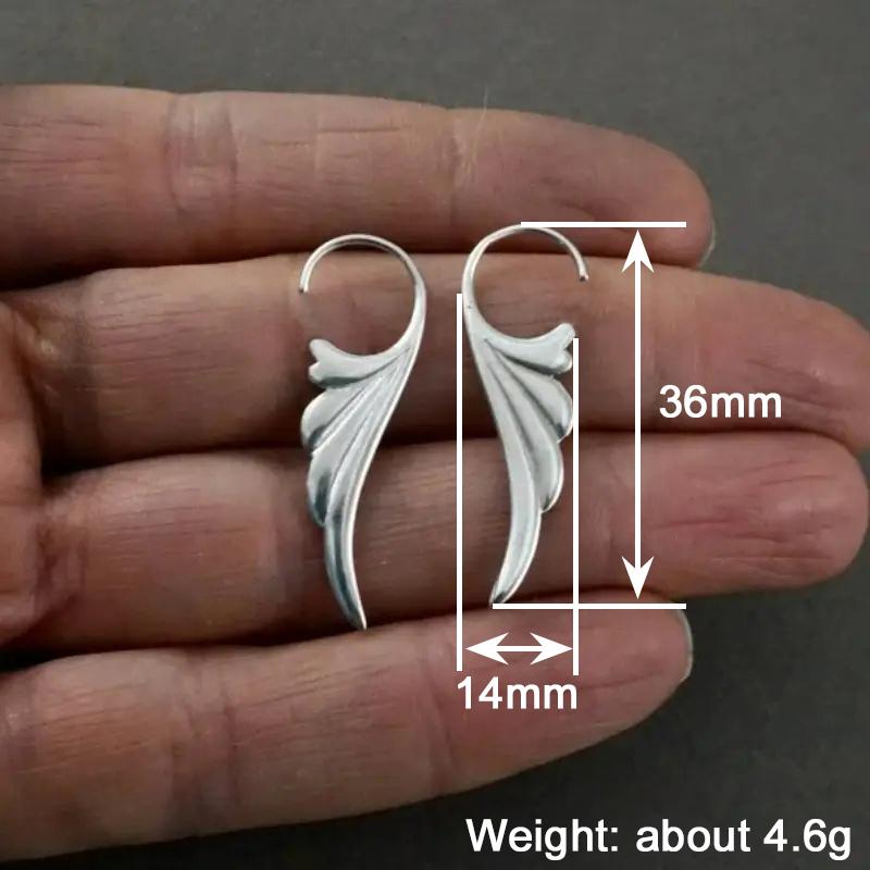 Chic Angle Wing Design Drop Earrings for Women Minimalist Silver Color/Gold Color Feather Dangle Earrings Fashion Jewelry